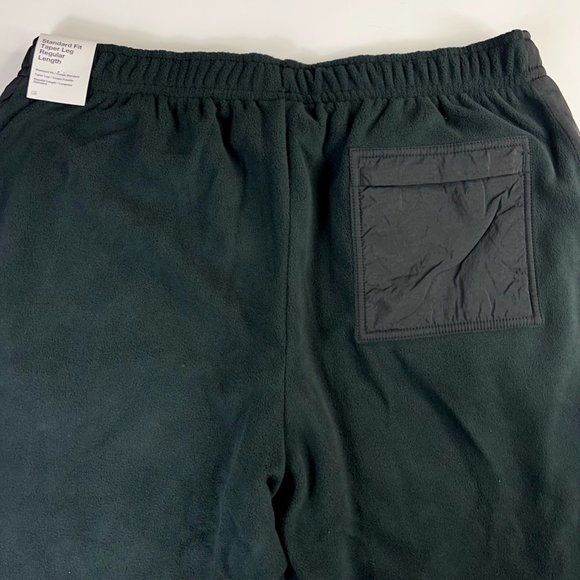 Nike Mens Fleece Jogger Pants Black Standard Fit Pockets Tapered Leg XL New - Picture 6 of 12